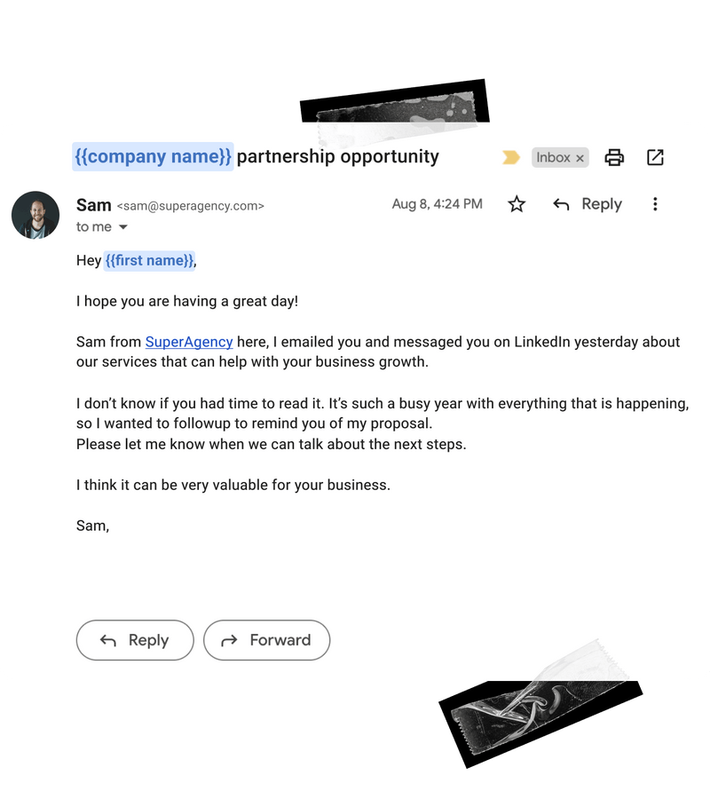 And this is 2nd email: